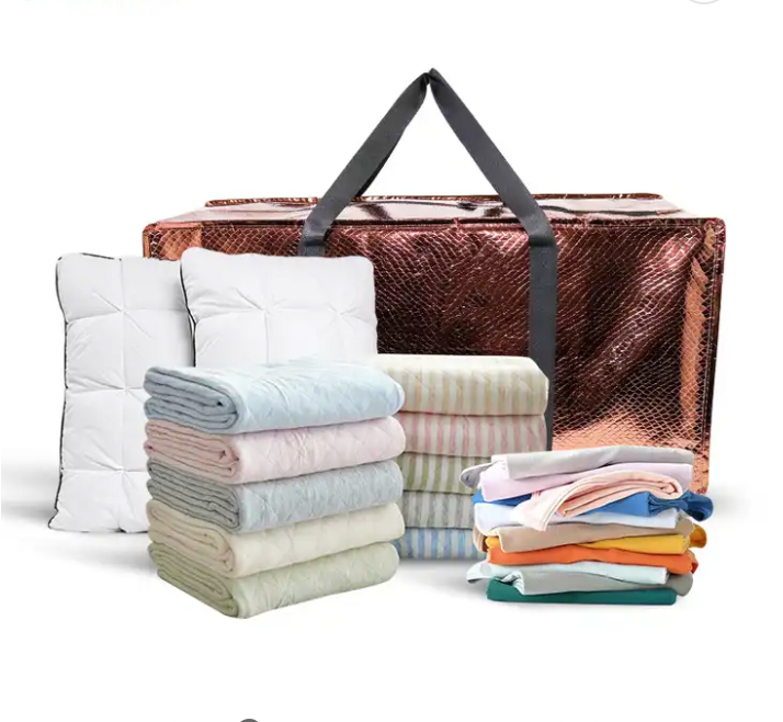 Heavy-Duty Moving Bags - Large Moving Bags with Zipper - Waterproof and Foldable Packing Bags for Clothes,Blankets, Laundry Storage