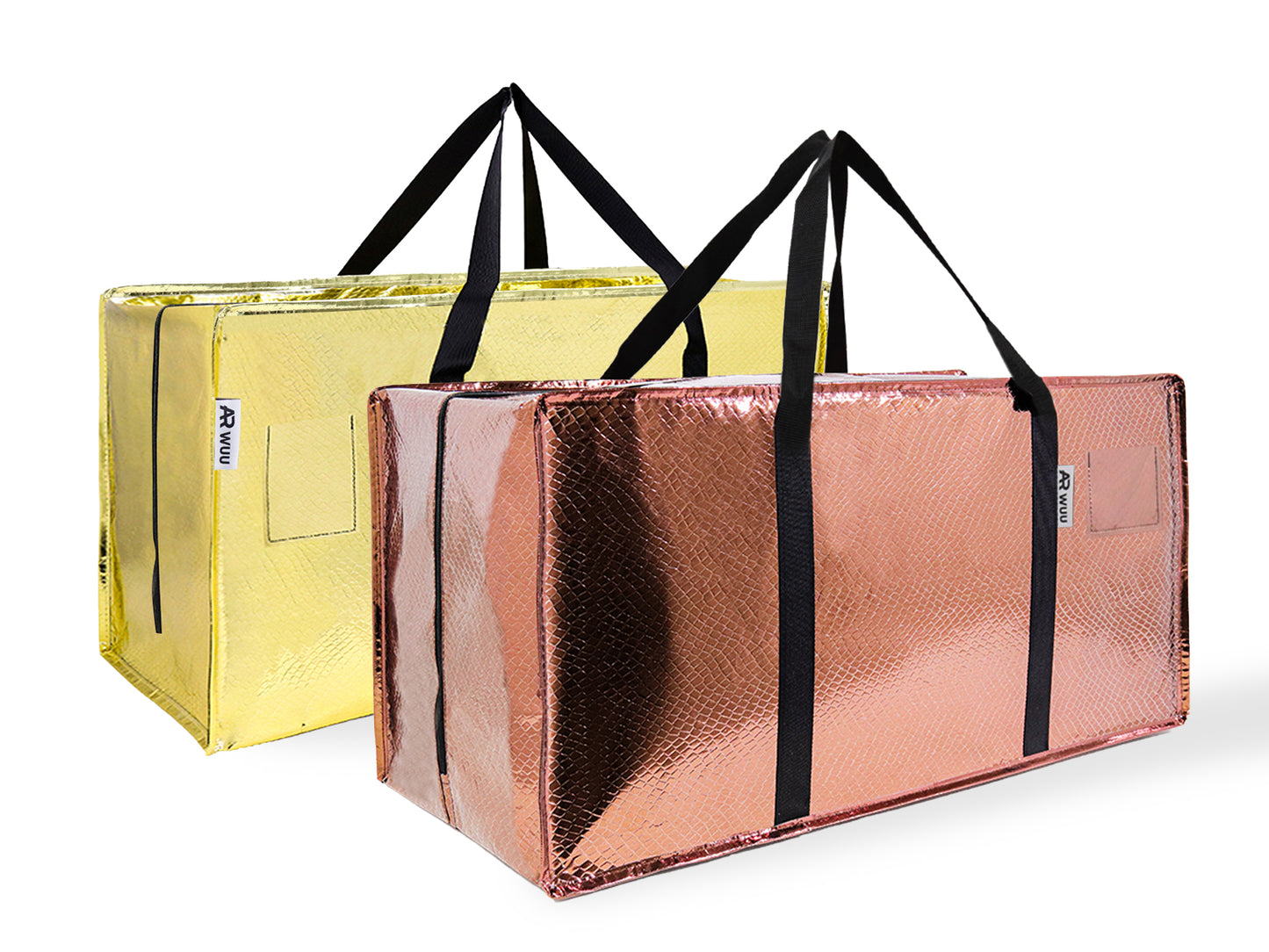 Heavy-Duty Moving Bags - Large Moving Bags with Zipper - Waterproof and Foldable Packing Bags for Clothes,Blankets, Laundry Storage