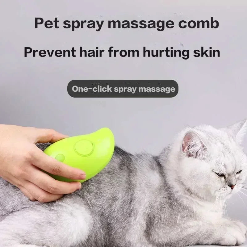 3-in-1 Steamy Cat Brush