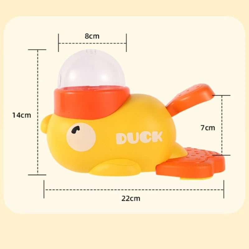Engaging Dog Food Feeder: Fun Cartoon Duck Design Puzzle Toy for Dogs and Cats - Anti-Slip Automatic Snack Dispenser